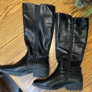 Croft & Barrow Black Over the Knee Boots